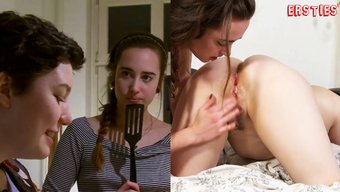 女同性恋爱好者沉迷于...