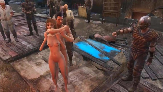 Fallout 4的钻石城:手机和卡通团体性爱冒险