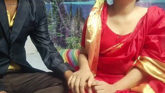 印度夫妇享受牛仔和口交