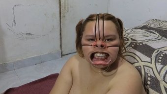 业余美女被捆绑并被操