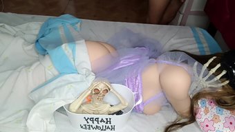 一个万圣节性爱之夜,...