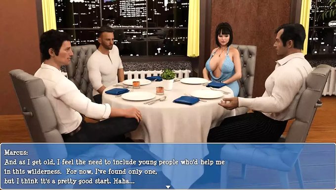 山谷的百合:一个3d出轨的妻子在商务晚餐上