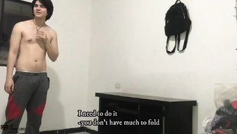 大胆的洗衣店,接受男...