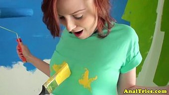 业余红发少女在pov...