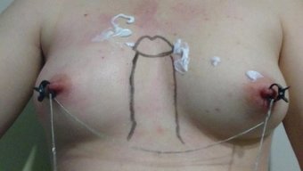 Bdsm乳头拉伸:极...