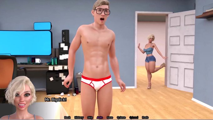 Bigdick先生在与性机器人做爱时发现了alexa和她的阴户