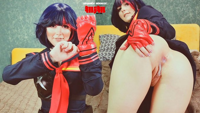 裸体老师给ryuko Matoi狂野的旅程,大鸡巴和肛门内射