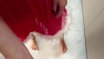 圣诞节双人内射,女孩...