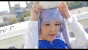 日本女孩在角色扮演中...