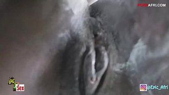 业余黑人家庭女佣在群...