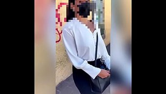 业余拉丁裔熟女为公共...