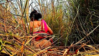 印度女人在丛林里狂野...