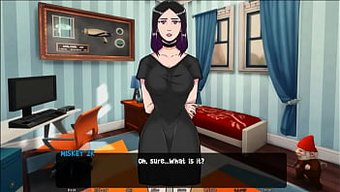大胸部的业余少女被肛...