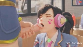 小胸部的少女在三人行...