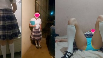 一个年轻的墨西哥学生...