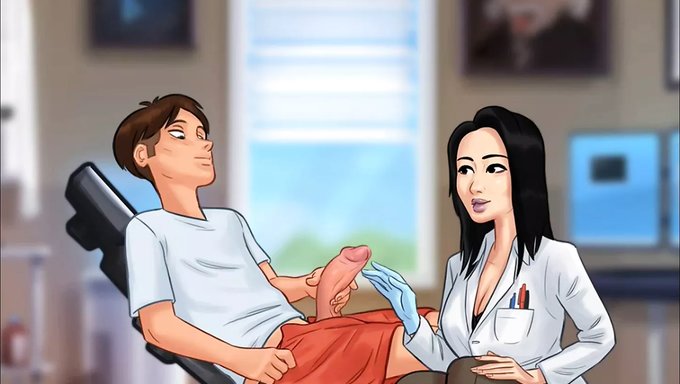 棕色头发的学生被她的科学老师操了她的大屁股