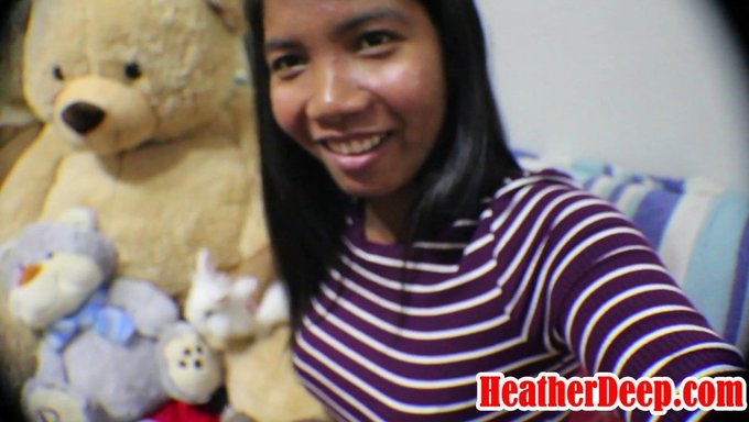 Heather Deep的感性pov口交和深喉技巧