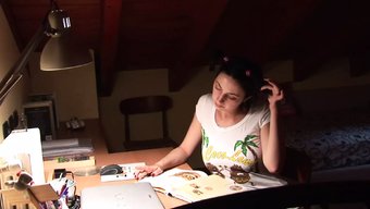 意大利熟女的硬核动作...