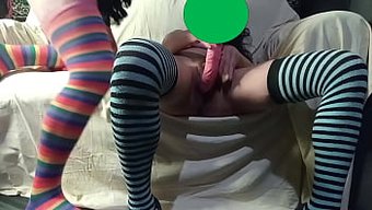 美丽的黑发美女穿着女...