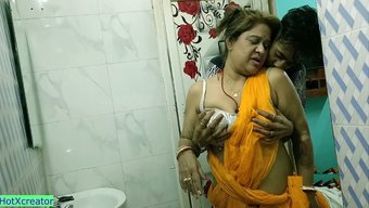 绿帽丈夫看着热辣的男...