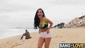 业余棕发美女cane...