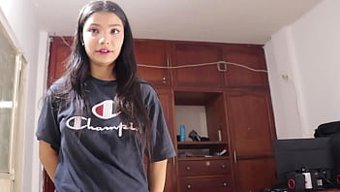 棕发美女被大鸡巴操得...