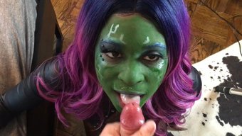 非洲美女gamora...