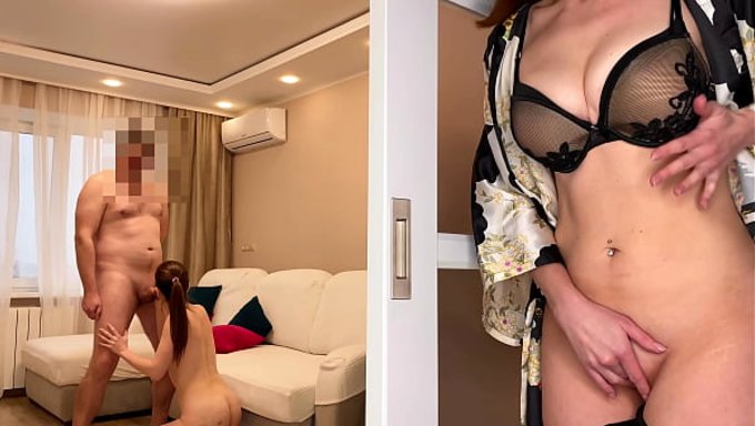 美丽的nellyborsh与一个俄罗斯业余爱好者的火热约会,伴随着一些很棒的口交和射精。