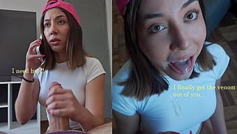 继妹用狂野的口交和激...
