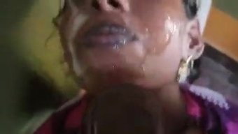Telugu妻子给丈夫口交