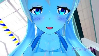 怪物女孩与粘液女孩的...