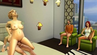 少女(18+)在与继...