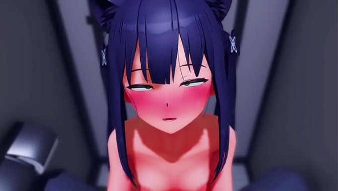H漫,Xuelin和她那翘臀在3d动画里激情上演。