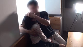 美丽的办公室女郎ha...