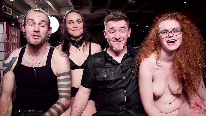 Karlee Grey和vanessa Sky在交换伴侣的球上探索他们的bdsm欲望