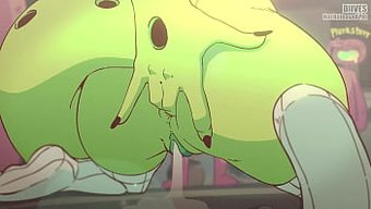 动漫女孩在热门性爱视...