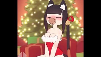 猫女给你送圣诞礼物,...