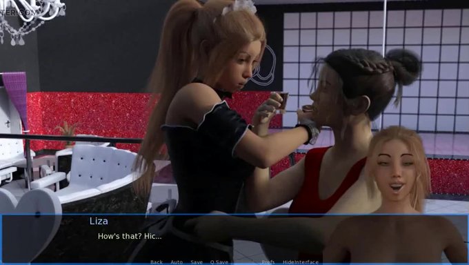 绿帽丈夫看着他的妻子和另一个女人欺骗他